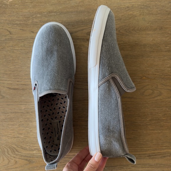 Ben Sherman‎ Men\'s Slip-On Gray Canvas Fabric Loafers-Size US 13 main image 6